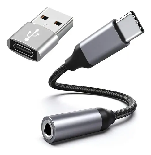 ADAPTADOR USB-C a JACK 3.5mm